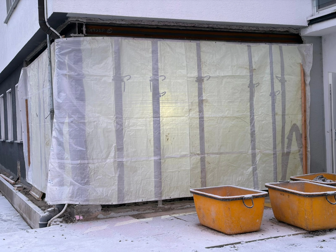 Aussenansicht vor Montage